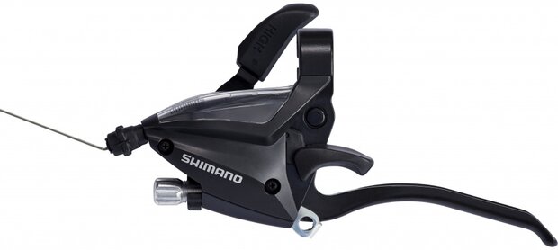 rem-schakelverstellerset St-EF500 3x8S 4-vingers V-brake