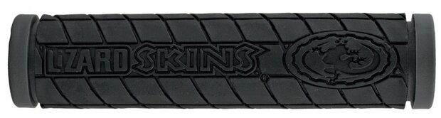 handvat Logo 130 mm rubber zwart 3-delig
