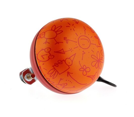 fietsbel Upside Down Ding Dong 60 mm Oranje