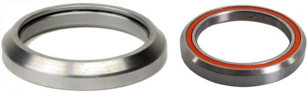 Balhoofdlagerset 1 1/8&quot; en 1 1/2&quot; 45&deg; 2-delig