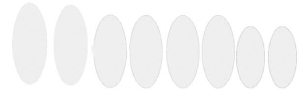 framebeschermer Patch Kit transparant  8-delig