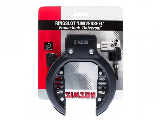 ringslot universeel zwart