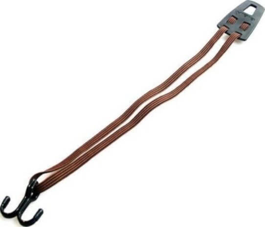 transportbinder Retro 12 mm 50 cm met haken bruin