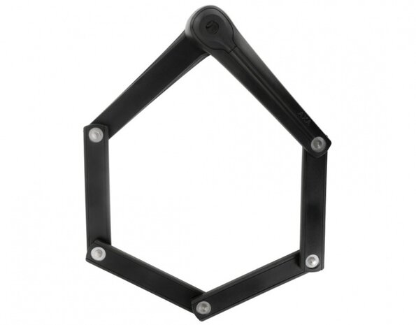vouwslot Fold 85 cm met houder zwart