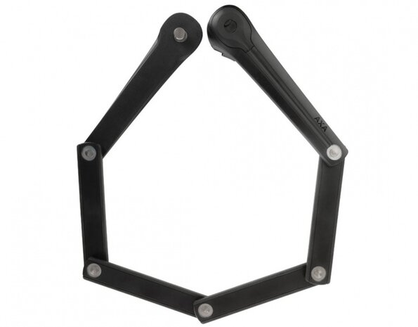 vouwslot Fold pro 100 cm met houder zwart