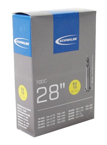binnenband 27/28 x 0.75/1.10 (18/28-622/630) FV 50 mm