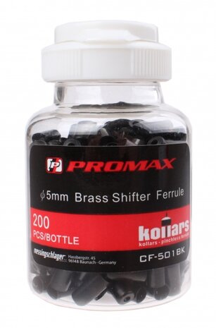 kabelhoedjes shifterkabel 5 mm zwart 200 stuks