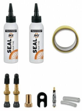 Tubeless Kit 29 mm met lekbescherming 10-delig
