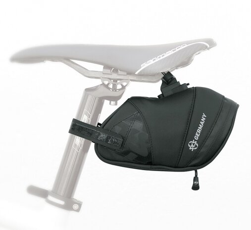 zadeltas Explorer Click 800 ml zwart