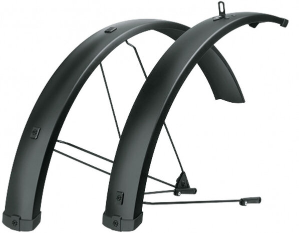 spatbordset Bleumels 27,5-29 inch 75 mm zwart
