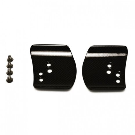 armsteunen Missile carbon small zwart 2 stuks