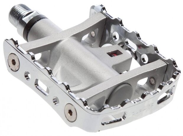 pedalen PD-M324 SPD/platform zilver