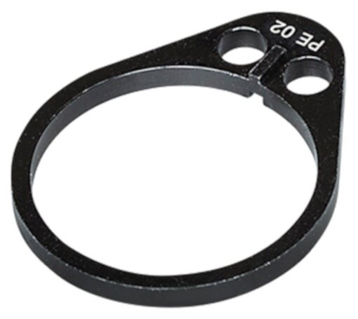 balhoofdspacer Vibe onder 1 1/8 Inch zwart 5 mm per stuk