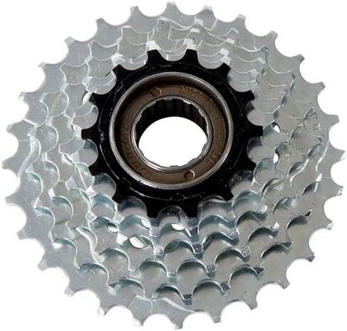pion 6S 14-28T staal zwart/zilver