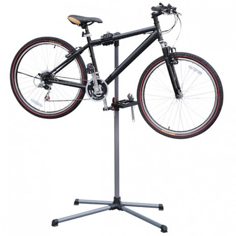 reparatiestandaard verstelbaar 110-143 cm 360&deg; grijs