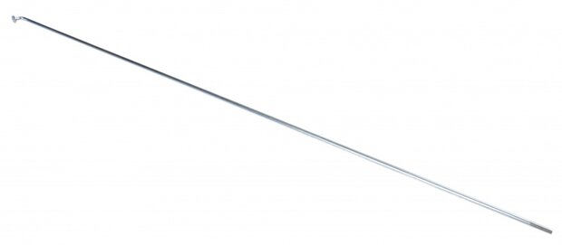 spaken 297 mm verzinkt staal 13G zilver 100 stuks