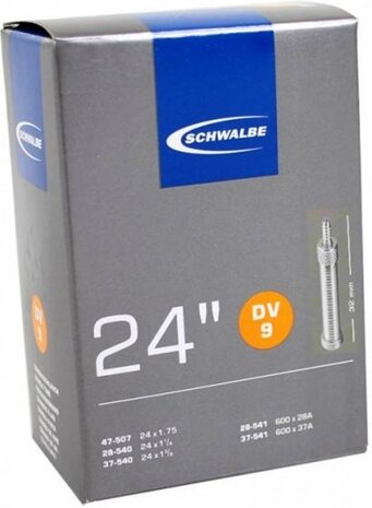 binnenband 24 x 1.75/1 1/8 (28/47-507/541) DV 32 mm