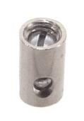 schroefnippels 5 x 7 mm zilver per 25 stuks