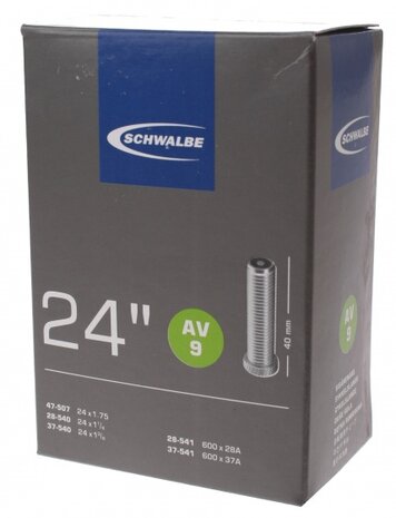 binnenband 24 inch (47-507 28/37-540 28/37-541) AV 40 mm