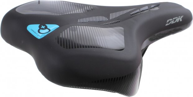 zadel Comfort Plus dames 180 mm zwart