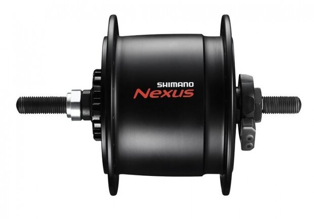 Naafdynamo DH-C6000-2R zwart