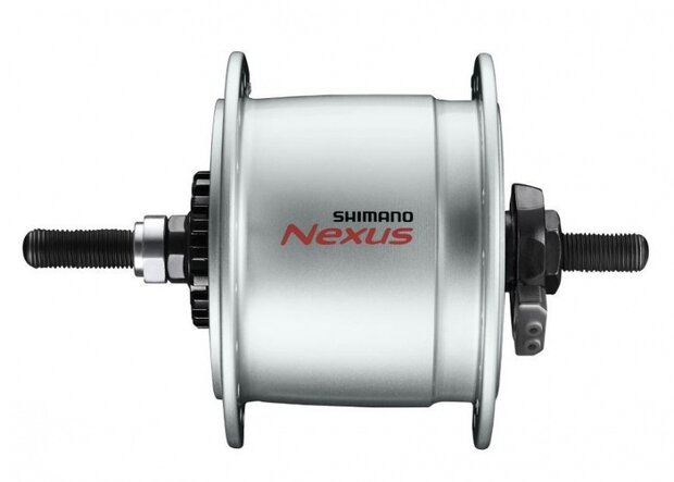Naafdynamo DH-C6000-2R zilver