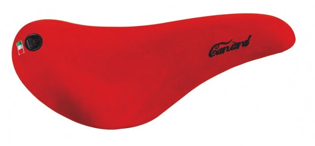zadel Canard 285 x 160 mm heren rood