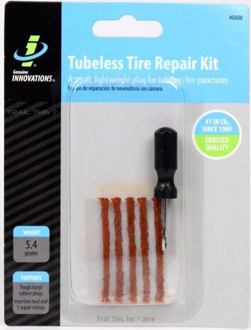 bandenreparatieset voor tubeless banden