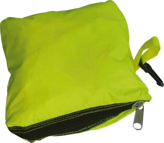 regenhoes Visicover reflectie geel 35/55 l
