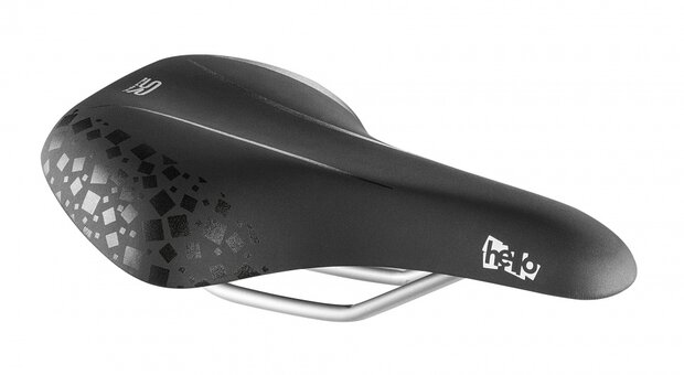 zadel Hello 250 x 152 mm junior zwart
