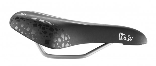 zadel Hello 250 x 152 mm junior zwart
