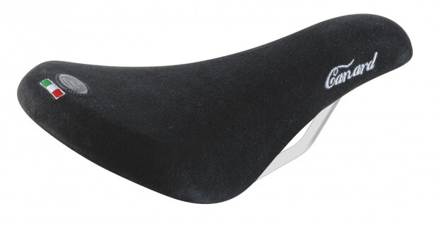 zadel Canard 285 x 160 mm heren zwart