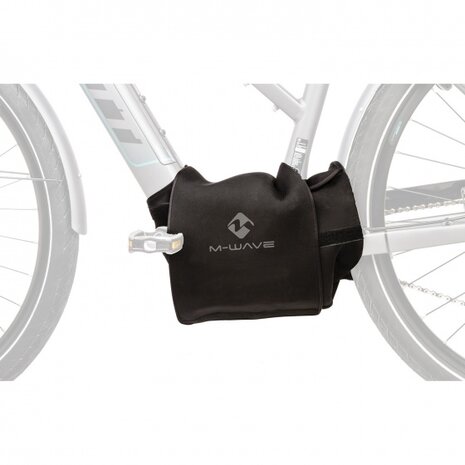 beschermhoes motor e-bike 35 cm neopreen zwart