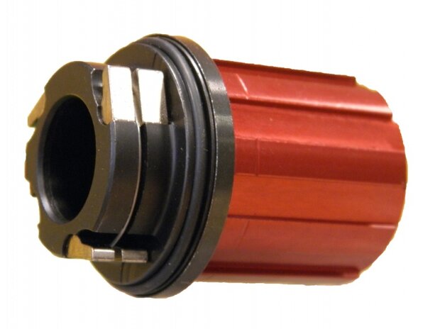Primato cassettebody WS-X02 Shimano 9-10SP ATB rood