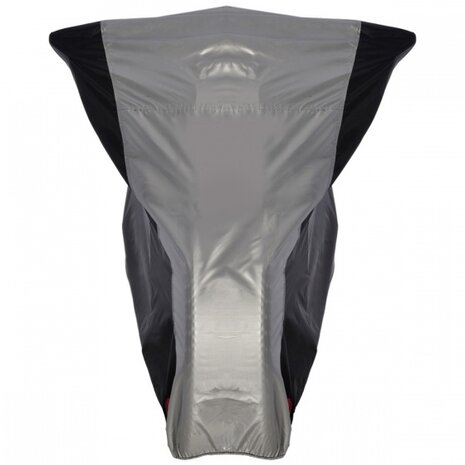 fietshoes Aquatec voor 2 fietsen zwart/zilver