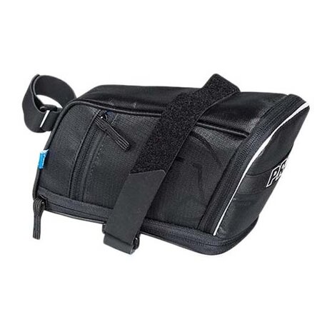 zadeltas Maxi Strap 2 liter nylon zwart
