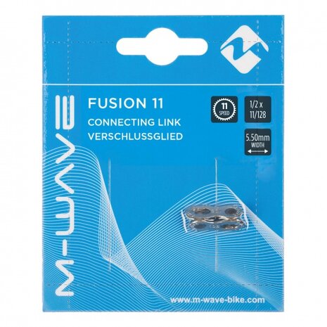 kettingschakel Fusion 1/2 x 11/128 staal 11S zilver