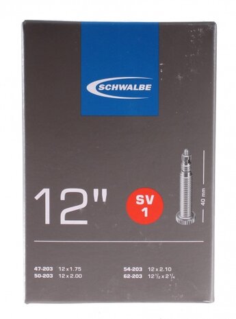 Binnenband SV1 12 1/2 x 1.75 (47/62-203) FV 35 mm