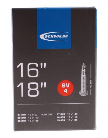 binnenband SV4 16/18 inch (37-340/35-355) FV 40 mm