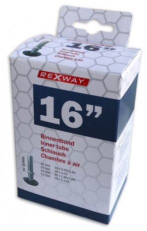 binnenband 16 inch (47/57-305) AV 40 mm zwart
