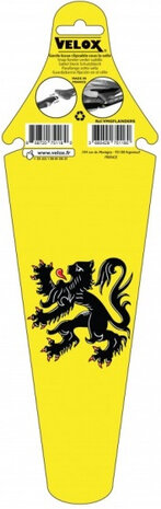 achterspatbord Flanders 34 cm geel