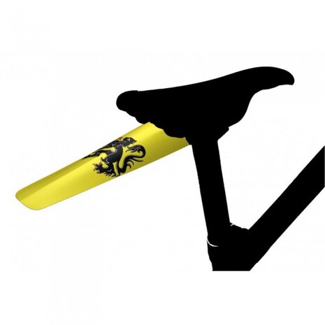 achterspatbord Flanders 34 cm geel