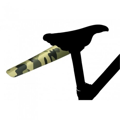 achterspatbord Camouflage 34 cm polypropyleen groen