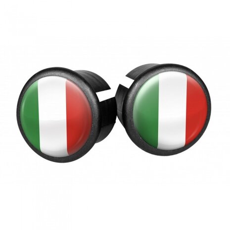 stuurdoppen Itali&euml; 20 mm groen/wit/rood