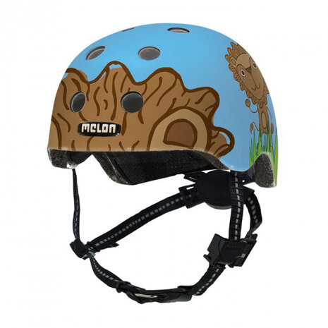 fietshelm Toddler Robin &amp; Leo junior blauw mt 44-50 cm