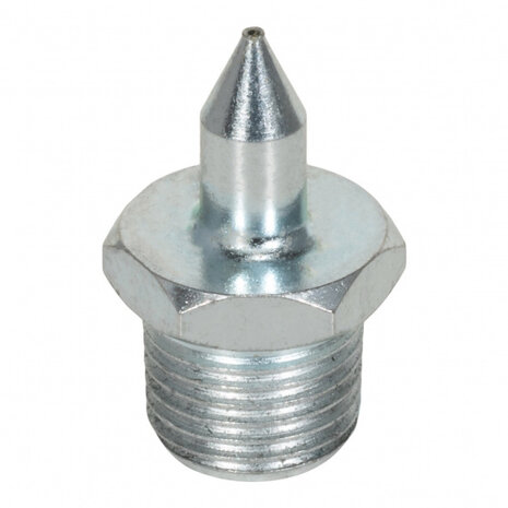spuitnaald voor vetspuit kort aluminium zilver
