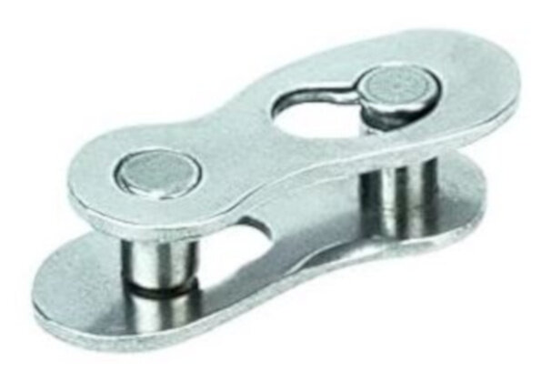 kettingschakel 9v 1/2 x 11/128 staal zilver