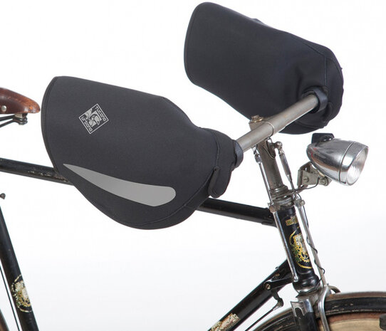 fietsmof City Bacco neopreen zwart one-size 2 stuks