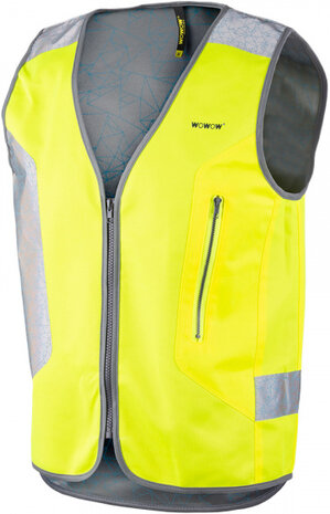veiligheidsvest Tegra katoen/PU geel maat XL
