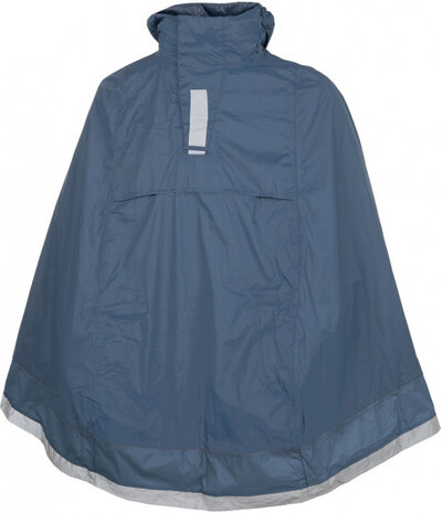 regenponcho Garibaldina polyamide blauw maat L/XL